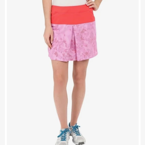 Adidas Mixed Print Golf Skort - Picture 2 of 7